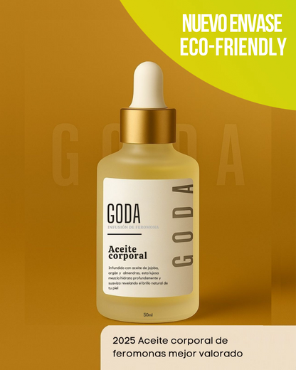 Aceite corporal de seda Goda® | Suavidad, Brillo y Sensualidad